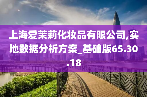 上海爱茉莉化妆品有限公司,实地数据分析方案_基础版65.30.18