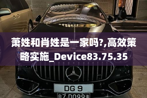 萧姓和肖姓是一家吗?,高效策略实施_Device83.75.35