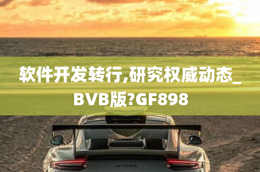 软件开发转行,研究权威动态_BVB版?GF898