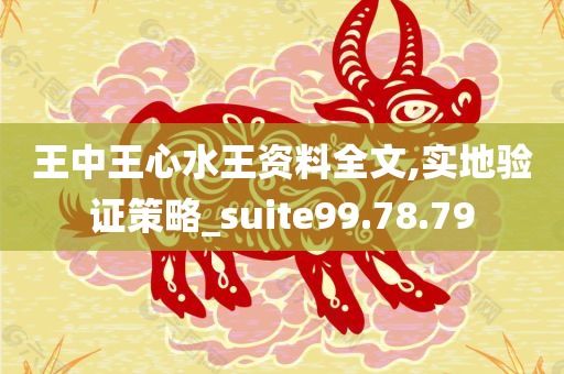 王中王心水王资料全文,实地验证策略_suite99.78.79