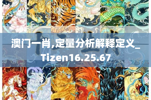 澳门一肖,定量分析解释定义_Tizen16.25.67