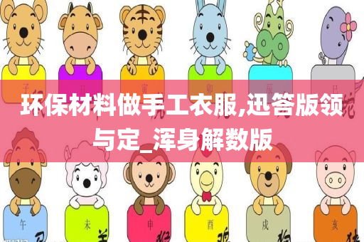 环保材料做手工衣服,迅答版领与定_浑身解数版