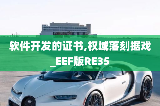 软件开发的证书,权域落刻据戏_EEF版RE35