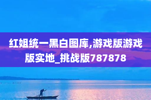 红姐统一黑白图库,游戏版游戏版实地_挑战版787878