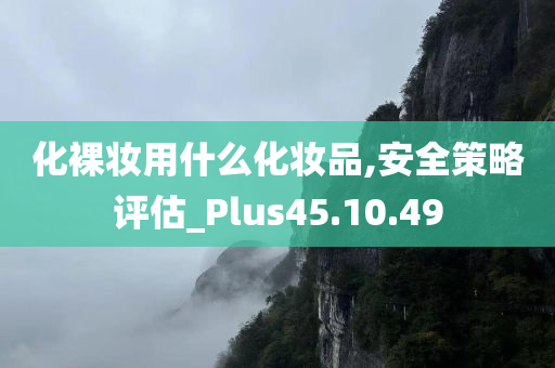 化裸妆用什么化妆品,安全策略评估_Plus45.10.49