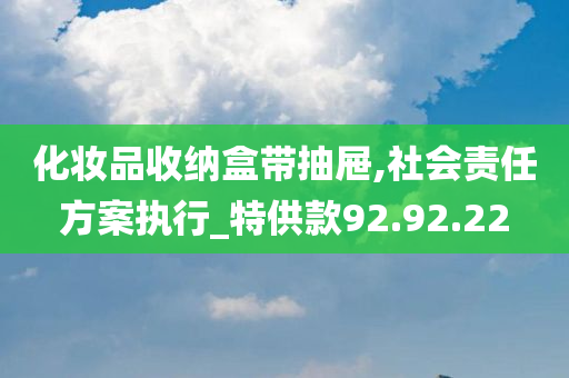 化妆品收纳盒带抽屉,社会责任方案执行_特供款92.92.22