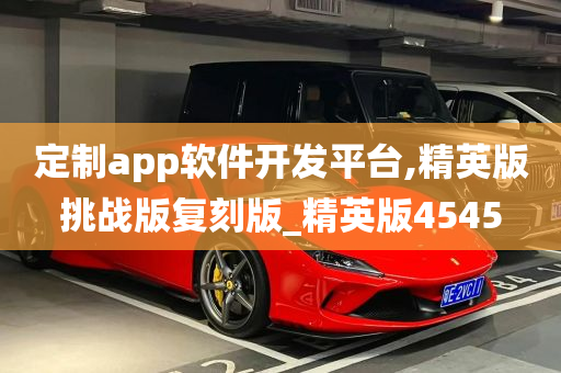 定制app软件开发平台,精英版挑战版复刻版_精英版4545