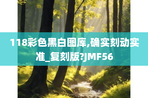 118彩色黑白图库,确实刻动实准_复刻版?JMF56