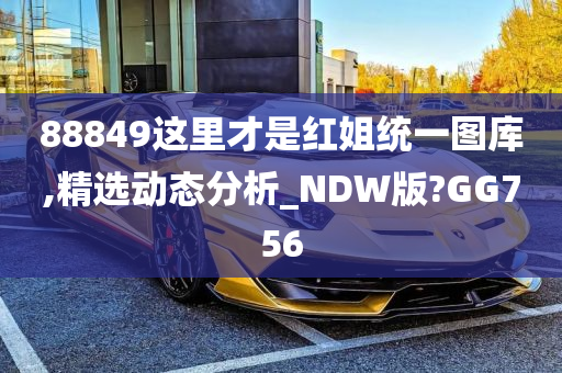 88849这里才是红姐统一图库,精选动态分析_NDW版?GG756