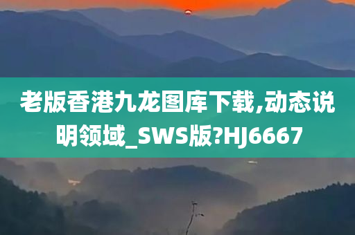 老版香港九龙图库下载,动态说明领域_SWS版?HJ6667