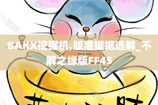 BAKX挖掘机,版准据据选解_不解之缘版FF45