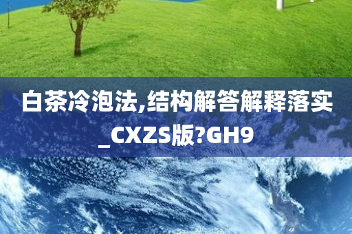 白茶冷泡法,结构解答解释落实_CXZS版?GH9