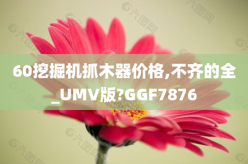 60挖掘机抓木器价格,不齐的全_UMV版?GGF7876