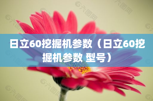 日立60挖掘机参数（日立60挖掘机参数 型号）