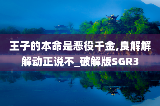 王子的本命是恶役千金,良解解解动正说不_破解版SGR3