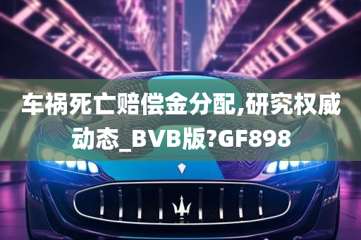 车祸死亡赔偿金分配,研究权威动态_BVB版?GF898