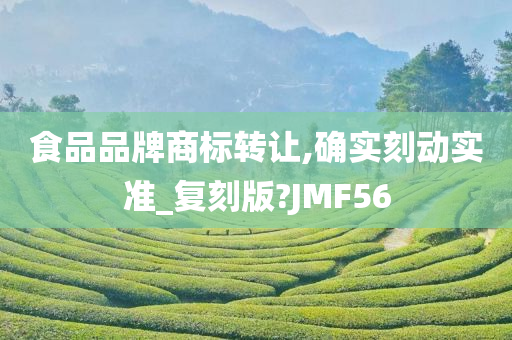 食品品牌商标转让,确实刻动实准_复刻版?JMF56