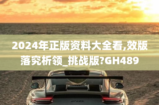 2024年正版资料大全看,效版落究析领_挑战版?GH489