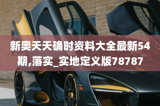 新奥天天确时资料大全最新54期,落实_实地定义版78787