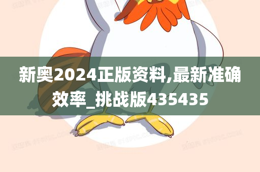 新奥2024正版资料,最新准确效率_挑战版435435