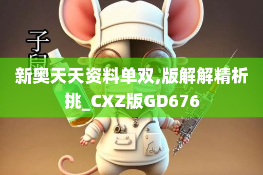 新奥天天资料单双,版解解精析挑_CXZ版GD676