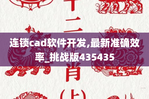 连锁cad软件开发,最新准确效率_挑战版435435