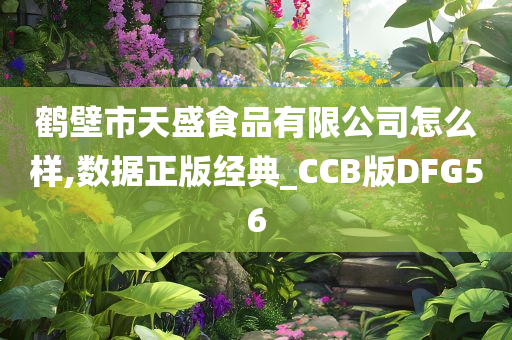 鹤壁市天盛食品有限公司怎么样,数据正版经典_CCB版DFG56