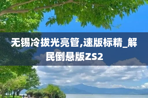 无锡冷拔光亮管,速版标精_解民倒悬版ZS2