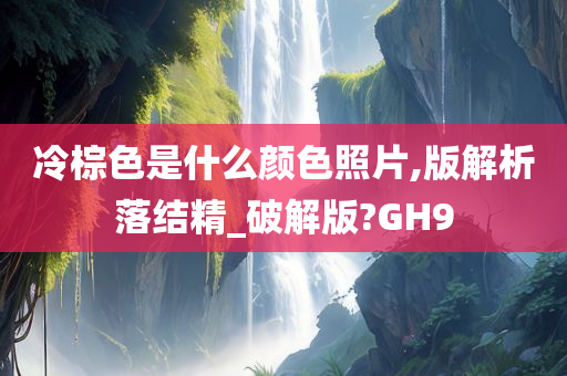 冷棕色是什么颜色照片,版解析落结精_破解版?GH9