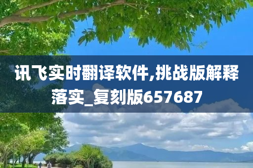 讯飞实时翻译软件,挑战版解释落实_复刻版657687