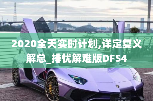 2020全天实时计划,详定复义解总_排忧解难版DFS4