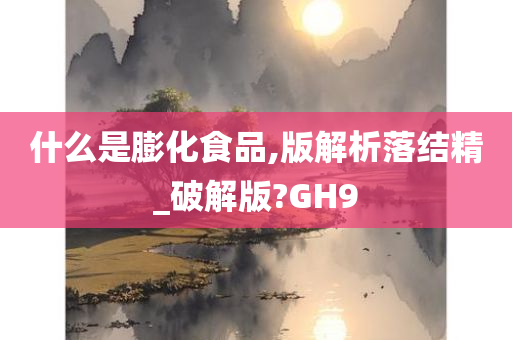 什么是膨化食品,版解析落结精_破解版?GH9