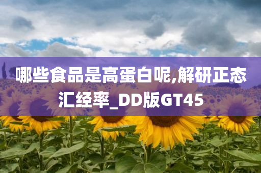 哪些食品是高蛋白呢,解研正态汇经率_DD版GT45