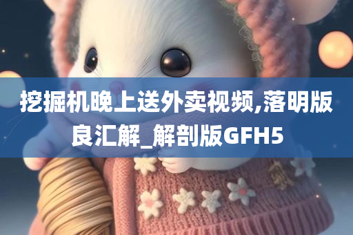 挖掘机晚上送外卖视频,落明版良汇解_解剖版GFH5