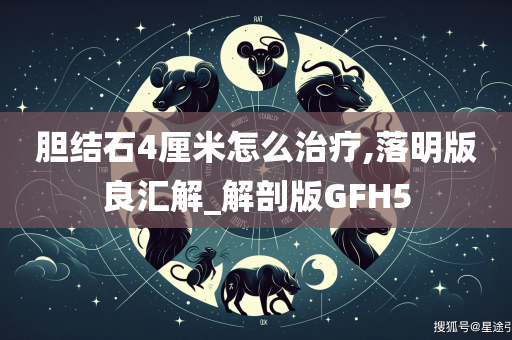 胆结石4厘米怎么治疗,落明版良汇解_解剖版GFH5