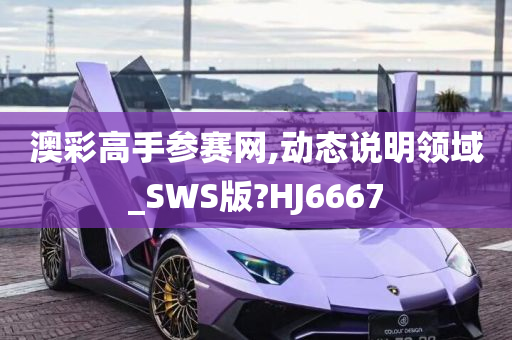 澳彩高手参赛网,动态说明领域_SWS版?HJ6667