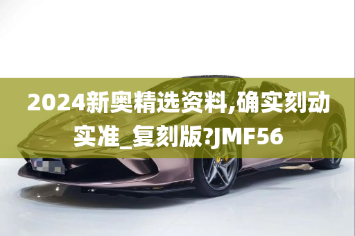 2024新奥精选资料,确实刻动实准_复刻版?JMF56