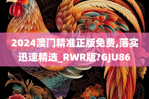 2024澳门精准正版免费,落实迅速精选_RWR版?GJU86