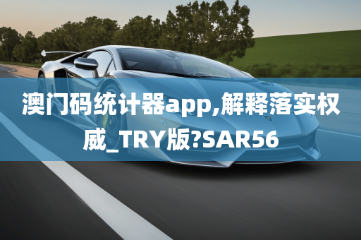 澳门码统计器app,解释落实权威_TRY版?SAR56