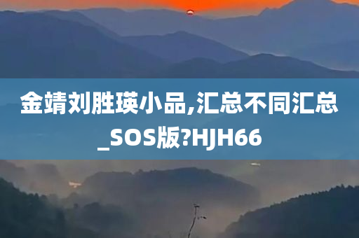 金靖刘胜瑛小品,汇总不同汇总_SOS版?HJH66