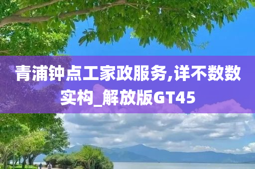 青浦钟点工家政服务,详不数数实构_解放版GT45