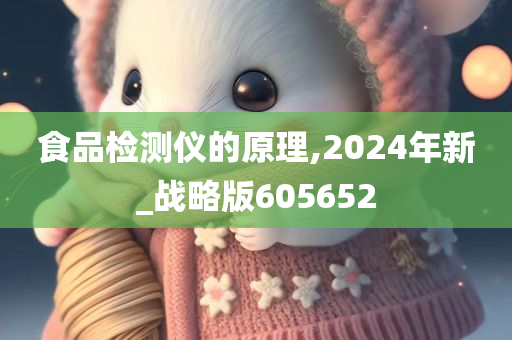 食品检测仪的原理,2024年新_战略版605652