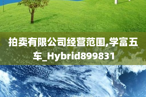 拍卖有限公司经营范围,学富五车_Hybrid899831