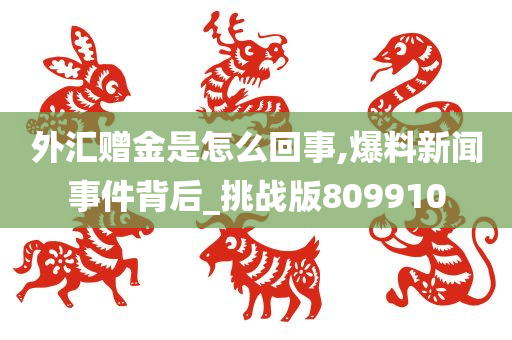 外汇赠金是怎么回事,爆料新闻事件背后_挑战版809910