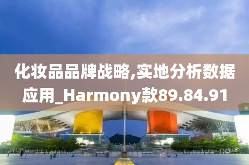 化妆品品牌战略,实地分析数据应用_Harmony款89.84.91