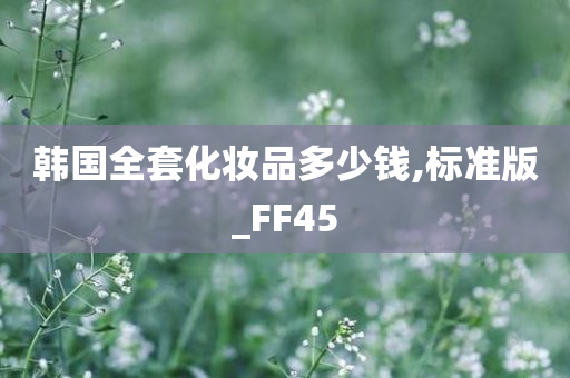 韩国全套化妆品多少钱,标准版_FF45