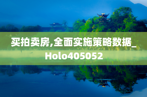 买拍卖房,全面实施策略数据_Holo405052