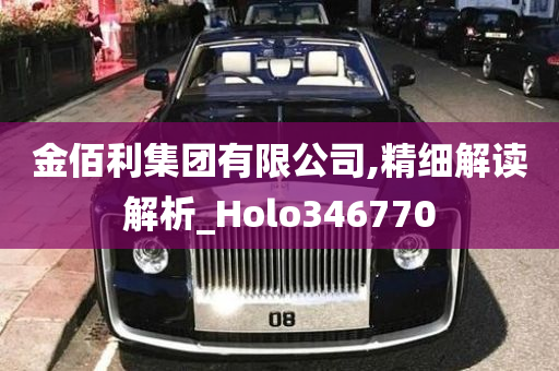 金佰利集团有限公司,精细解读解析_Holo346770