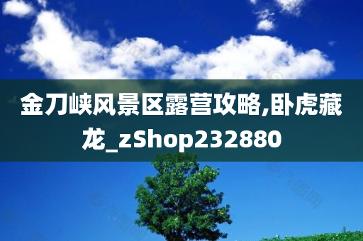 金刀峡风景区露营攻略,卧虎藏龙_zShop232880