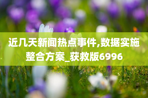 近几天新闻热点事件,数据实施整合方案_获救版6996